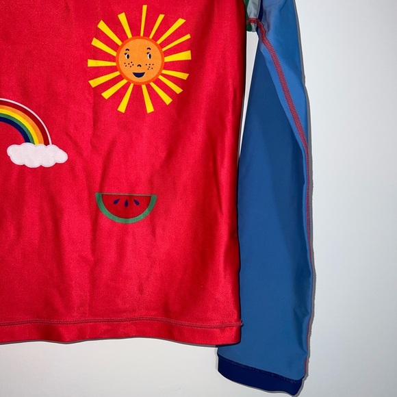 HANNA Andersson Colorful Kids Swim Shirt RASH GUARD size 14 - Picture 6 of 12